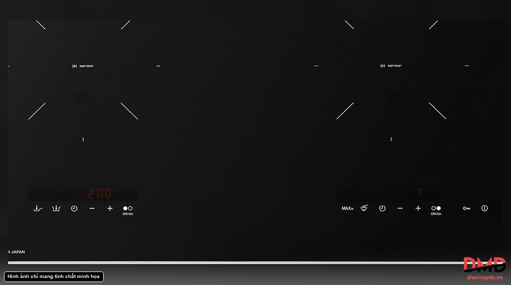 Bếp từ đôi Panasonic KY-C1W70KRA