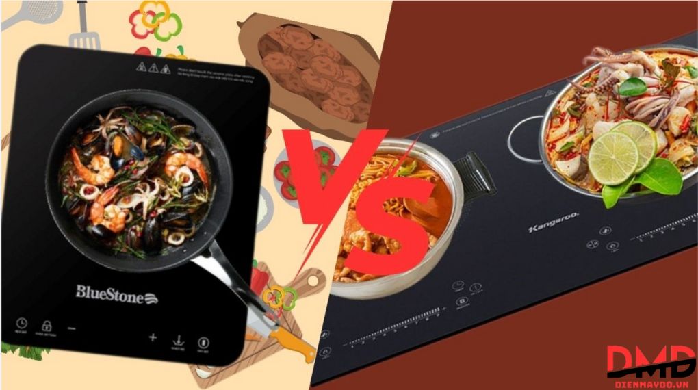 Bếp từ đơn vs bếp từ đôi – loại nào tiết kiệm hơn?