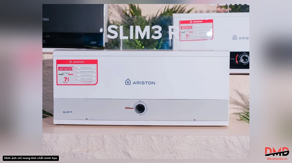 Bình nóng lạnh gián tiếp Ariston 20 lít 2500W SLIM3 20 R AG+ VN