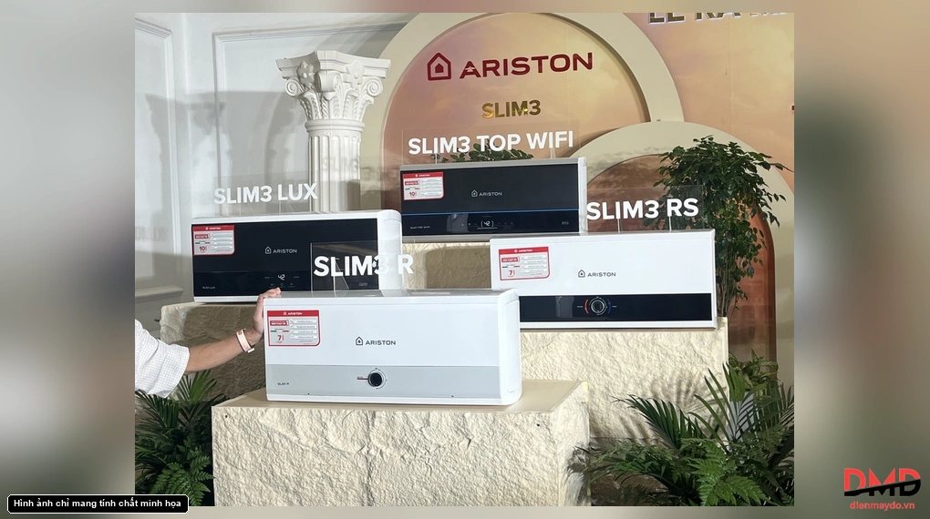 Bình nóng lạnh gián tiếp Ariston 20 lít 2500W SLIM3 20 RS AG+ VN
