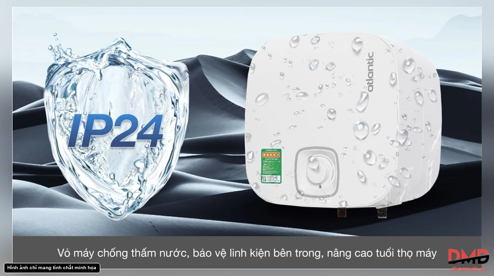 Bình nóng lạnh gián tiếp Atlantic NANTO LITE 15 lít 2500W SWH 15A M-N1