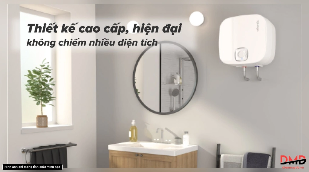 Bình nóng lạnh gián tiếp Atlantic NANTO LITE 30 lít 2500W SWH 30A M-N1
