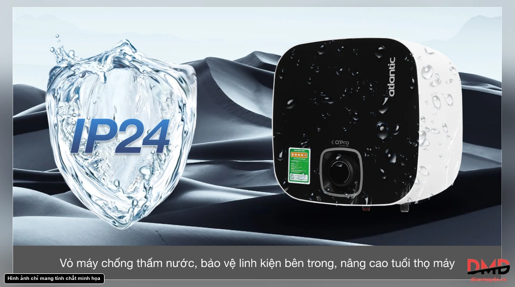 Bình nóng lạnh gián tiếp Atlantic NANTO PLUS 15 lít 2500W SWH 15A M-N2