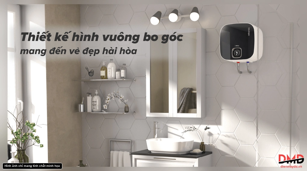 Bình nóng lạnh gián tiếp Atlantic NANTO PLUS 30 lít 2500W SWH 30A M-N2