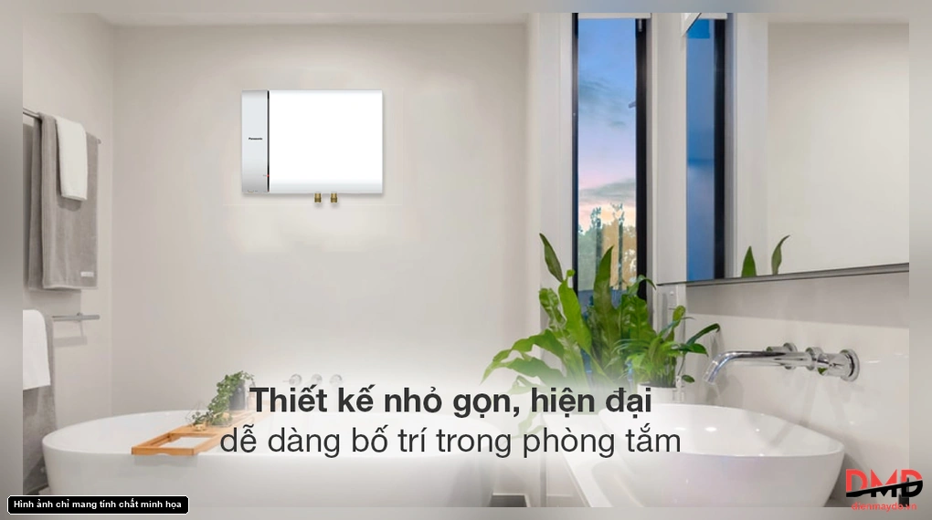 Bình nóng lạnh gián tiếp Panasonic DH15HBM 15 lít 2500W
