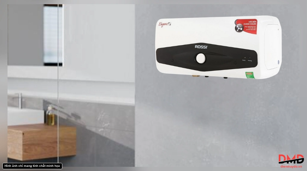 Bình nóng lạnh gián tiếp Rossi Eleganz-C 15 lít 2500W REC15SL