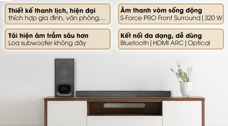 Bộ loa thanh Sony HT-S350 320W
