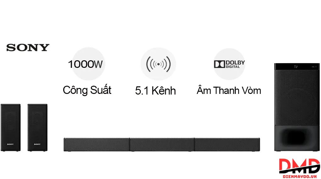 Bộ loa thanh Sony HT-S500RF 1000W
