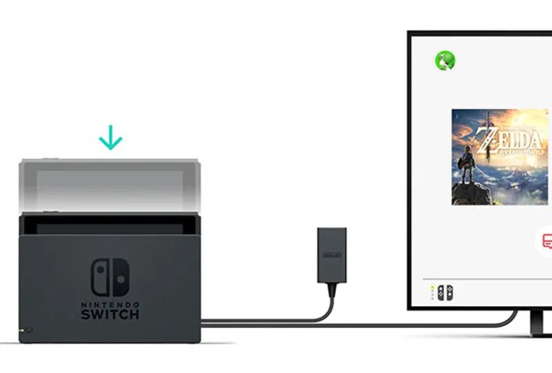 cách kết nối Nintendo Switch với TV thông minh