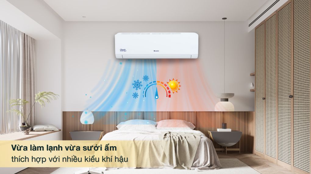 Điều hòa 2 chiều Gree Inverter 1 HP BD9HI