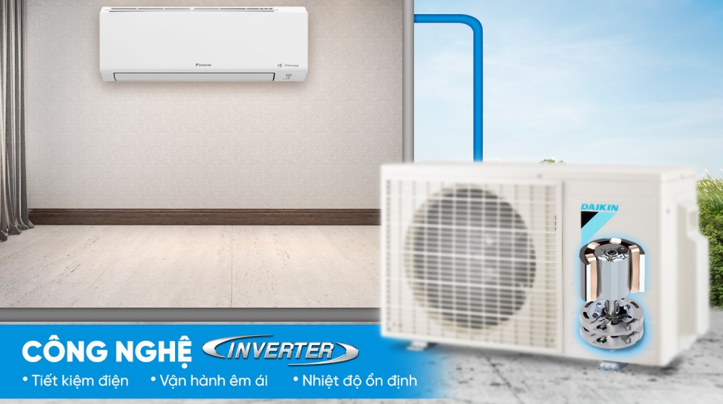 Điều hòa Daikin Inverter 1.5 HP ATKB35YVMV
