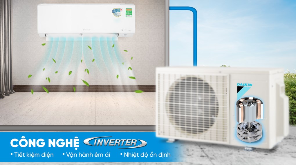 Điều hòa Daikin Inverter 1.5 HP ATKF35YVMV