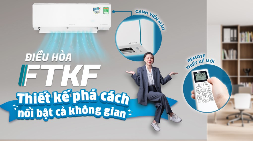 Điều hòa Daikin Inverter 2.5 HP FTKF60YVMV