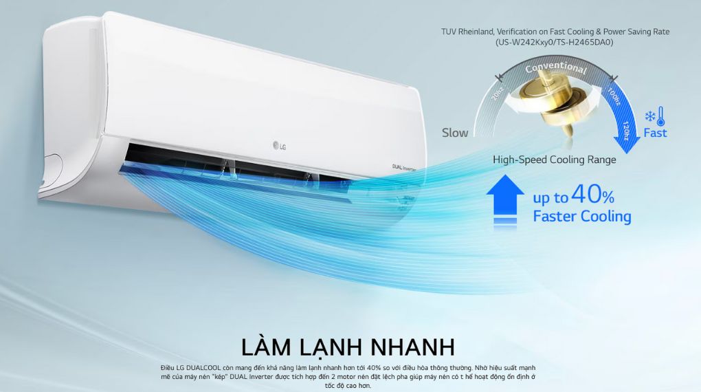 Điều hòa LG Inverter 1.5 HP IEC12G1