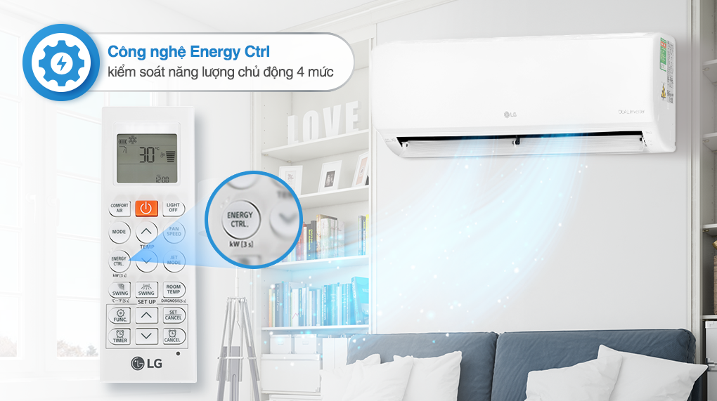 Điều hòa LG Inverter 1 HP V10WIN1