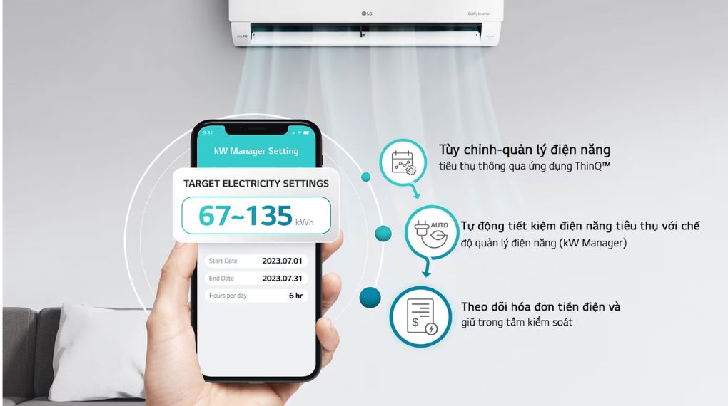 Điều hòa LG Inverter 2 HP IEC18G1