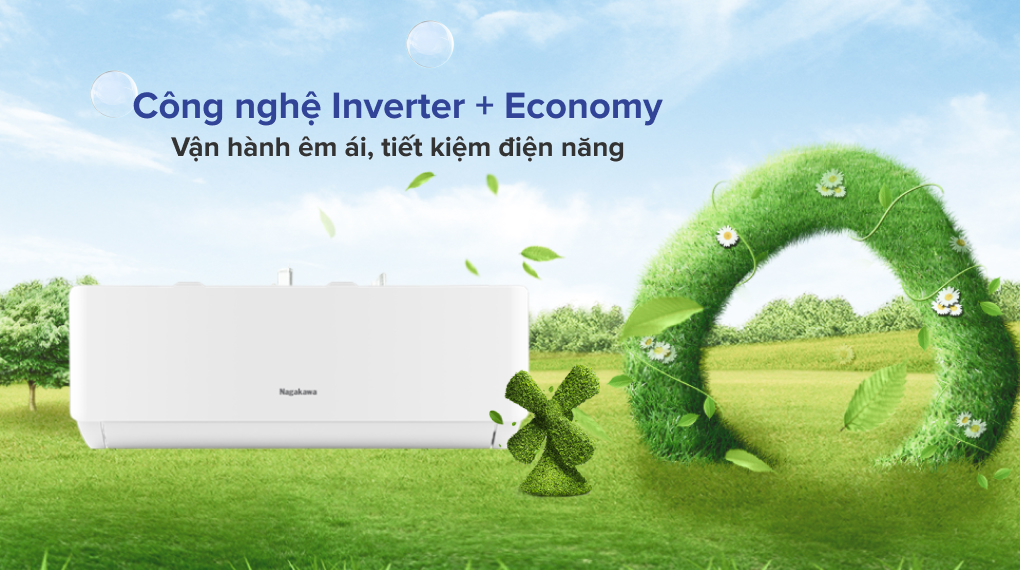 Điều hòa Nagakawa Inverter 1.5 HP NIS-C12R2T28