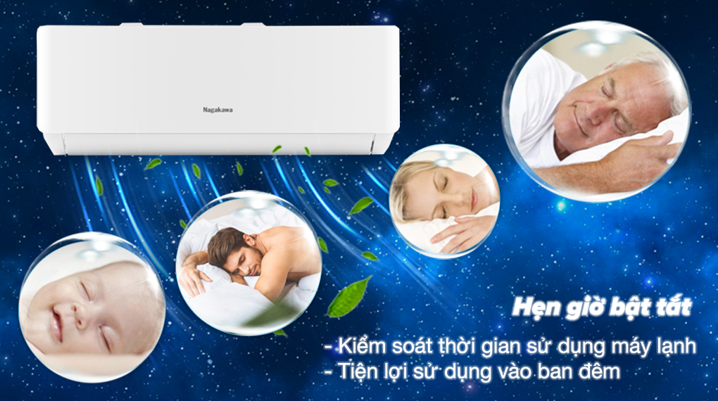 Điều hòa Nagakawa Inverter 1 HP NIS-C09R2T28
