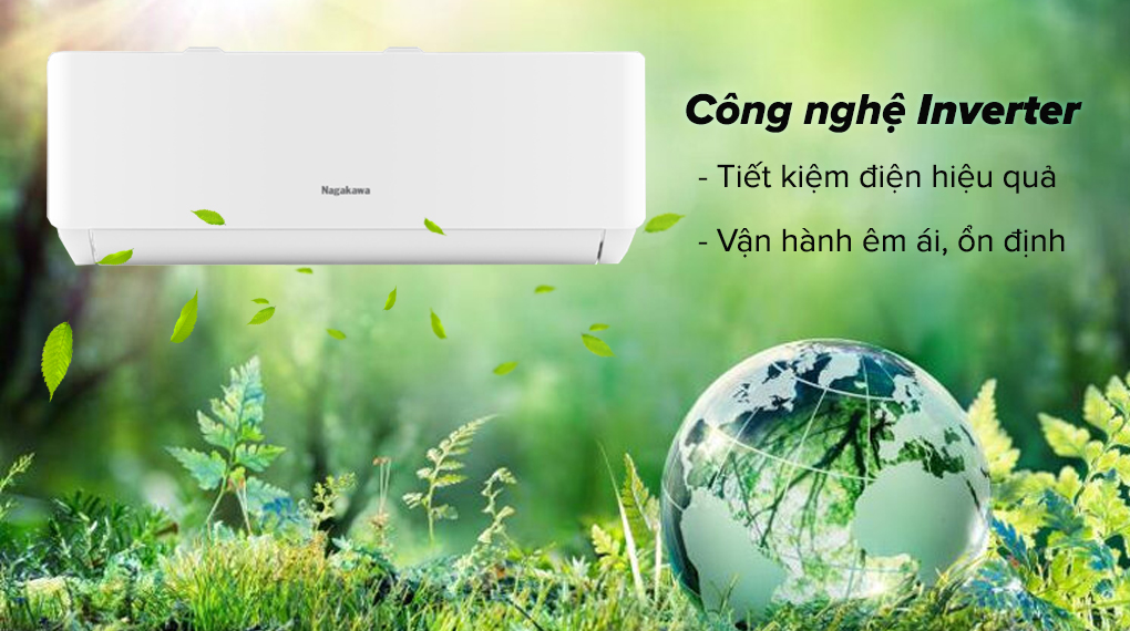 Điều hòa Nagakawa Inverter 1 HP NIS-C09R2T28