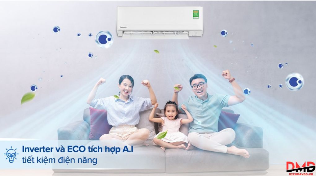 Điều hòa Panasonic Inverter 1.5 HP CU/CS-RU12CKH-8D