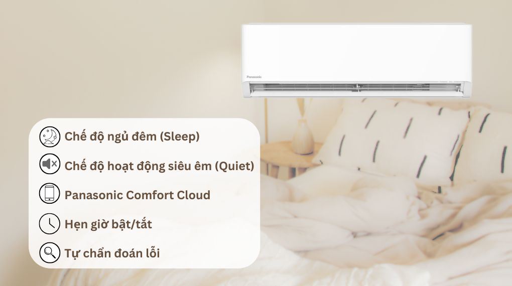 Điều hòa Panasonic Inverter 1 HP CU/CS-U9BKH-8