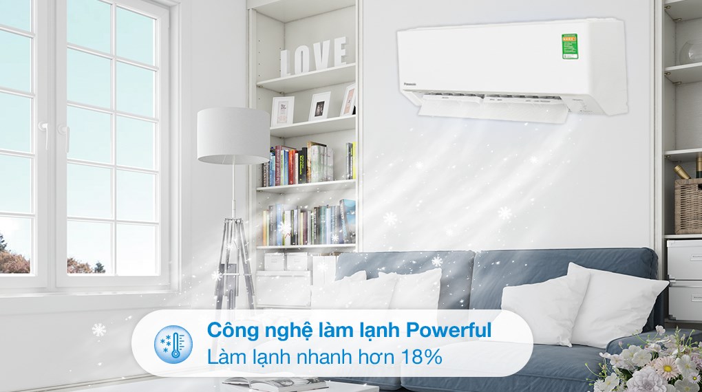 Điều hòa Panasonic Inverter 2 chiều 1 HP CU/CS-YZ9AKH-8