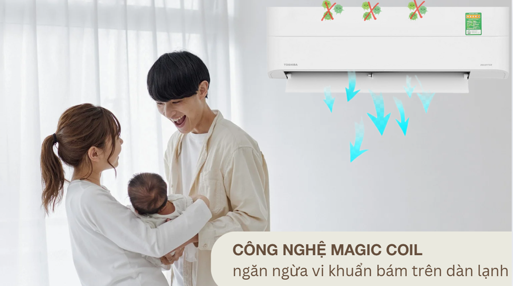 Điều hòa Toshiba Inverter 1.5 HP RAS-H13Z2KCVG-V