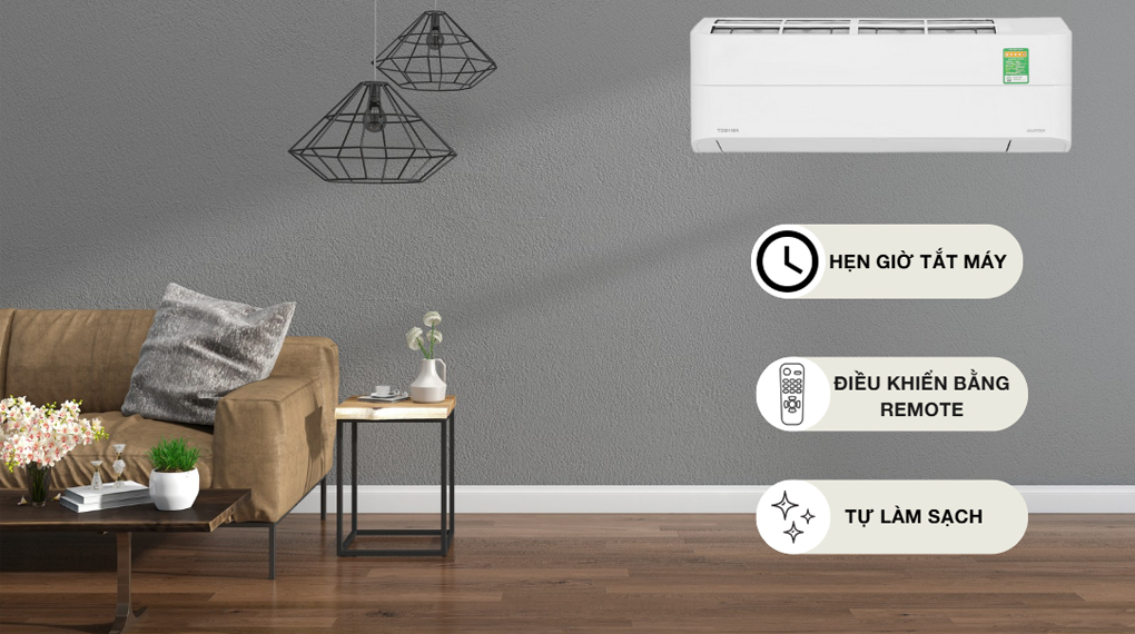 Điều hòa Toshiba Inverter 1 HP RAS-H10Z2KCVG-V