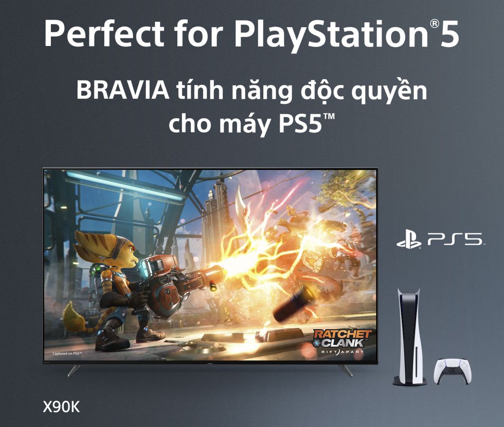 Google Tivi Sony 4K 75 inch XR-75X90K