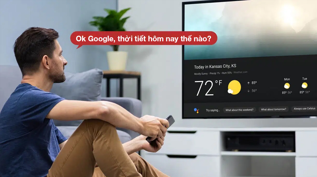 Google Tivi TCL 4K 75 inch 75P638
