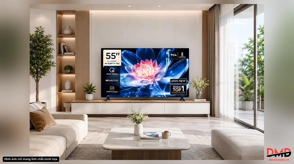 Google Tivi TCL 55 inch 55T6C