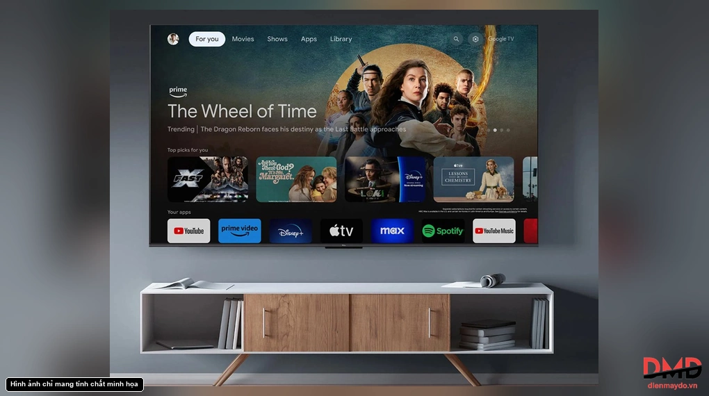 Google Tivi TCL 65 inch 65T6C