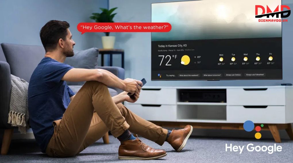 Google Tivi TCL QLED 4K 43 inch 43C655