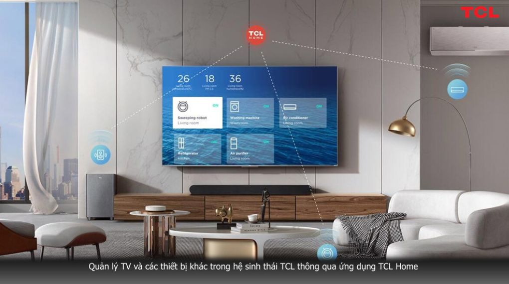 Google Tivi TCL QLED 4K 98 inch 98P8K