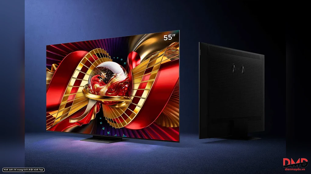Google Tivi TCL SQD-Mini LED AI 4K 55 inch 55C8L