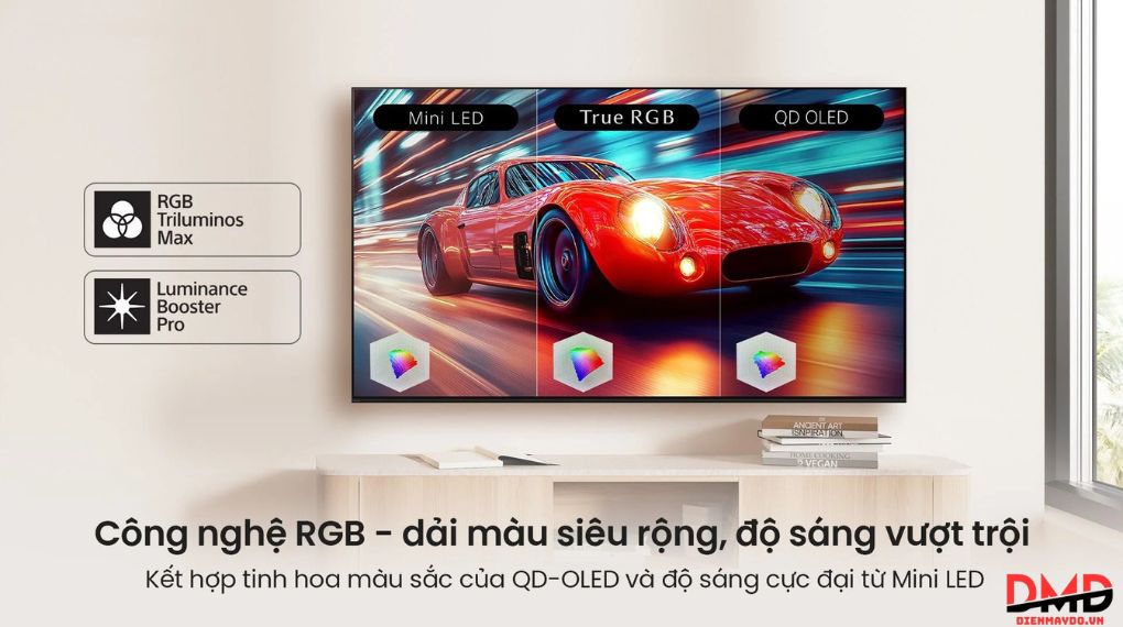 Google Tivi True RGB Sony AI 4K 75 inch K-75XR90M2