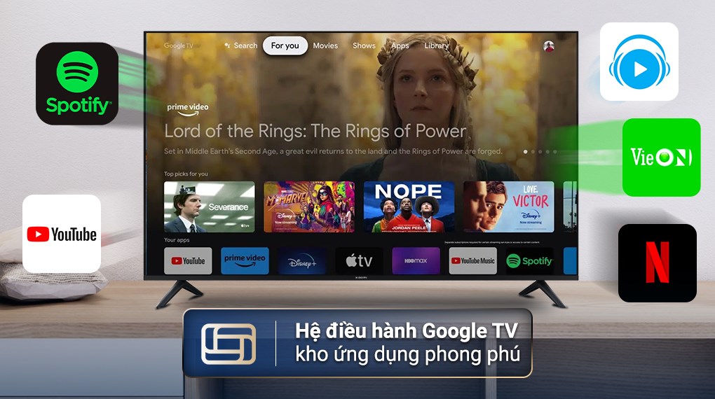 Google Tivi Xiaomi A 4K 55 inch L55M8-P2SEA