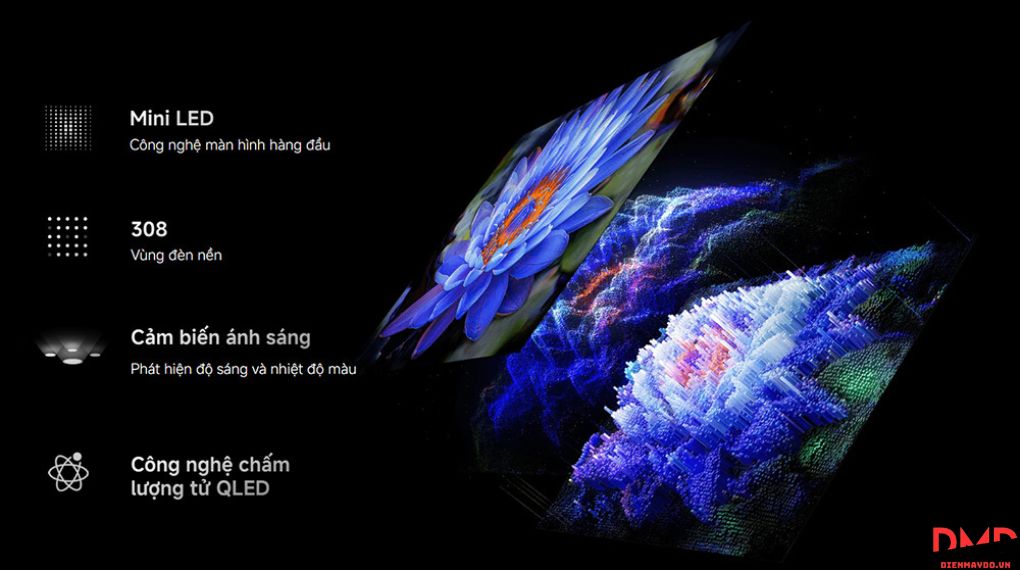 Google Tivi Xiaomi S QD-MiniLED 4K 55 inch L55MC-SSEA