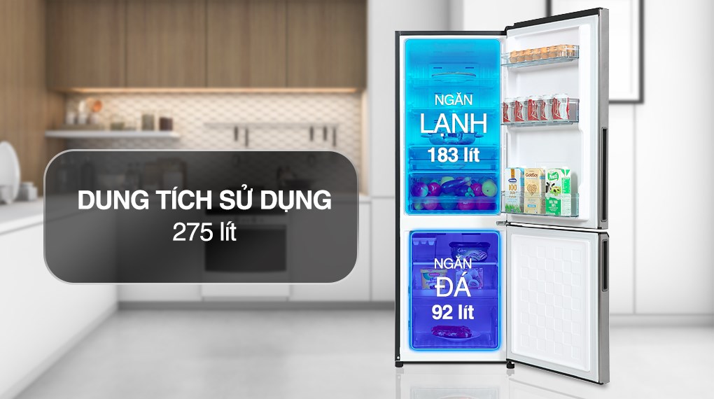 Tủ lạnh Hitachi Inverter 275 lít R-B330PGV8 BSL