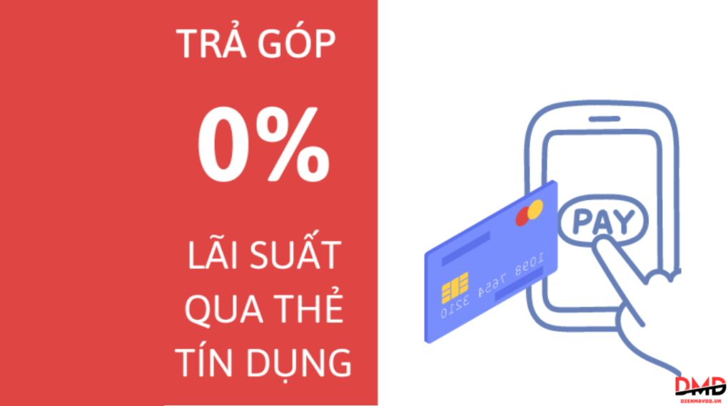 Hướng dẫn trả góp 0% tại Điện Máy Đỏ