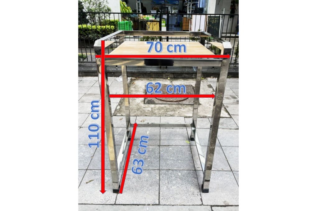 Kệ Máy Giặt Máy Sấy 2 Tầng Inox