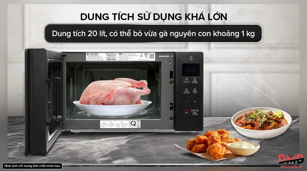 Lò vi sóng LG MS2032GAS 20 lít