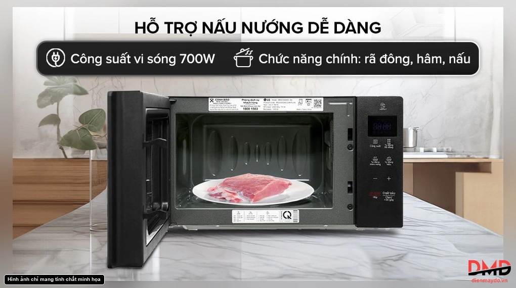 Lò vi sóng LG MS2032GAS 20 lít
