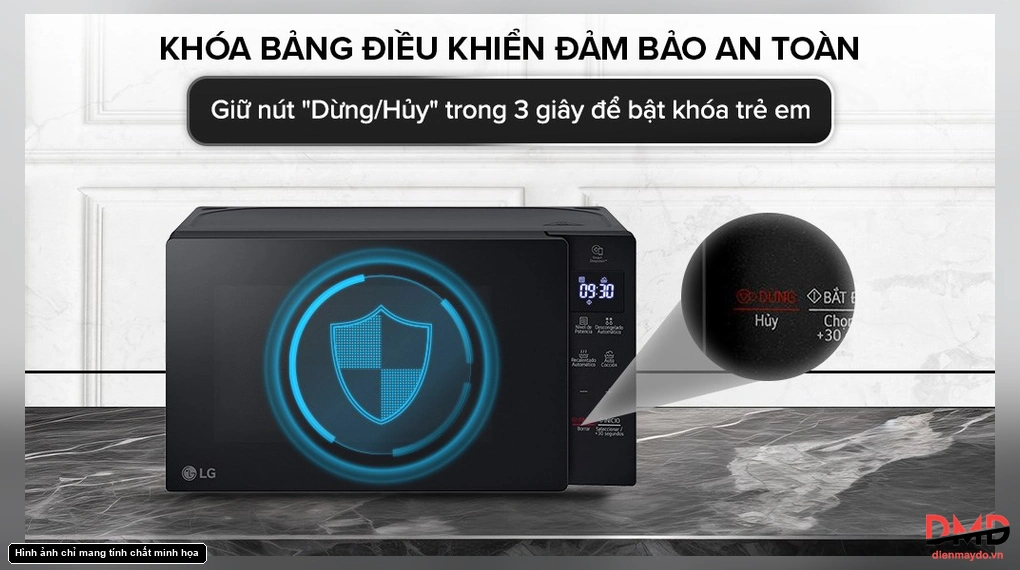 Lò vi sóng LG MS2032GAS 20 lít