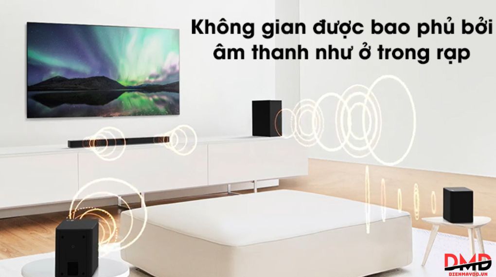 Loa thanh và tivi nên ghép bộ nào cho phòng khách