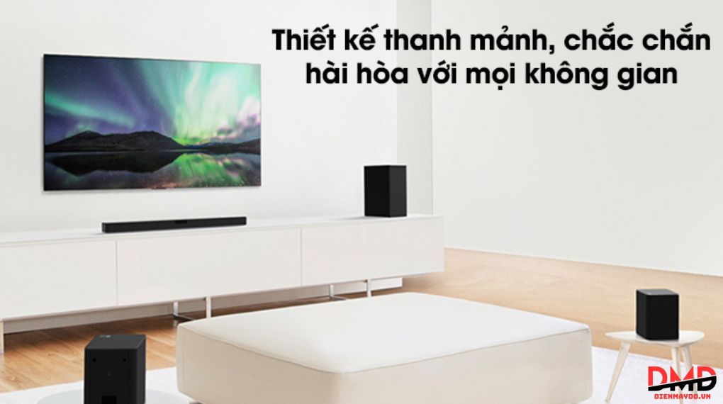 Loa thanh và tivi nên ghép bộ nào cho phòng khách