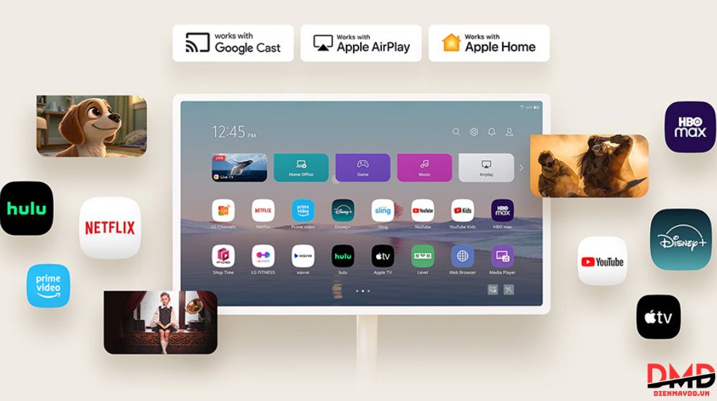 Màn hình giải trí di động LG StanbyME 2 27LX6TDGA