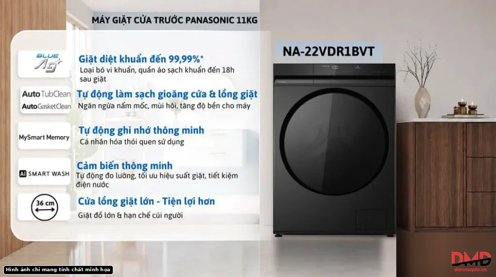 Máy giặt 10 kg 2026 nên chọn LG, Electrolux hay Panasonic?