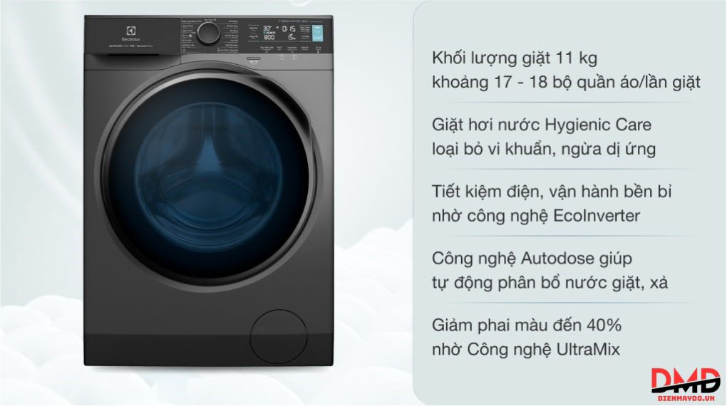 Máy giặt Aqua 12 kg có hợp gia đình 5–6 người