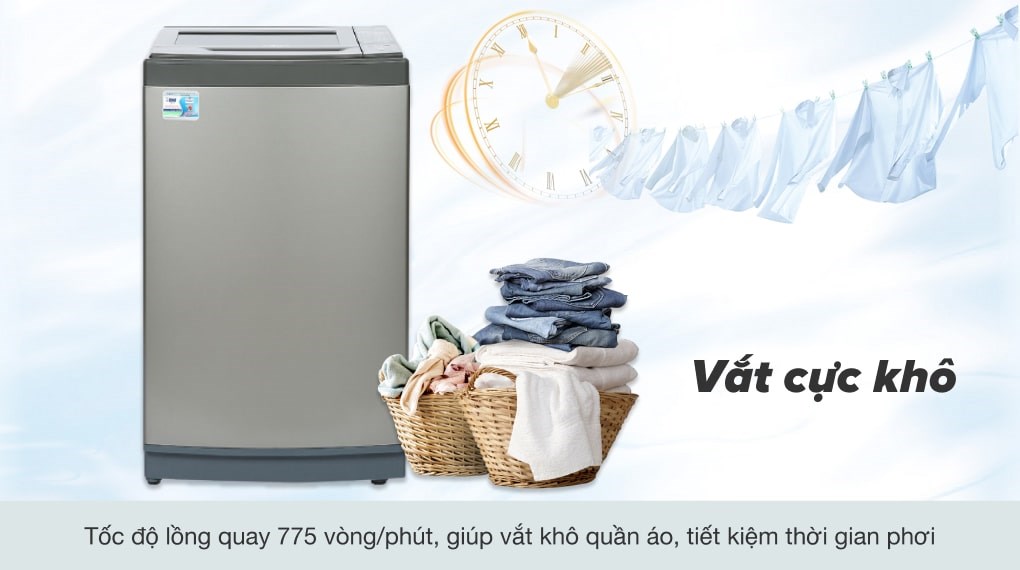 Máy giặt Aqua 8 KG AQW-KS80GT S